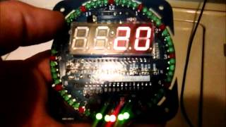 BANGGOOD DIY DS1302 Rotation LED Electronic Clock