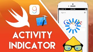 Xcode 7 Swift 2 Tutorial - Activity Indicator - iOS 9 Geeky Lemon Development
