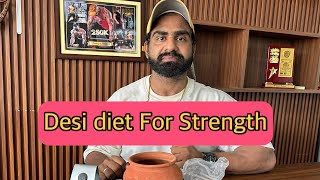 Desi diet For Strength For Power Try krke dekho for gain and size #desidiet #gains #indianfood