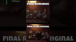 Poppy Playtime: Chapter 3 Final Bom(Mod) VS Final Ruim(Original) edit #poppyplaytime #mobgames