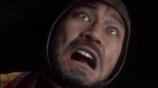 Rambo scares the CRAP outta the entire MK11 roster! (Mission Accomplished Victory)
