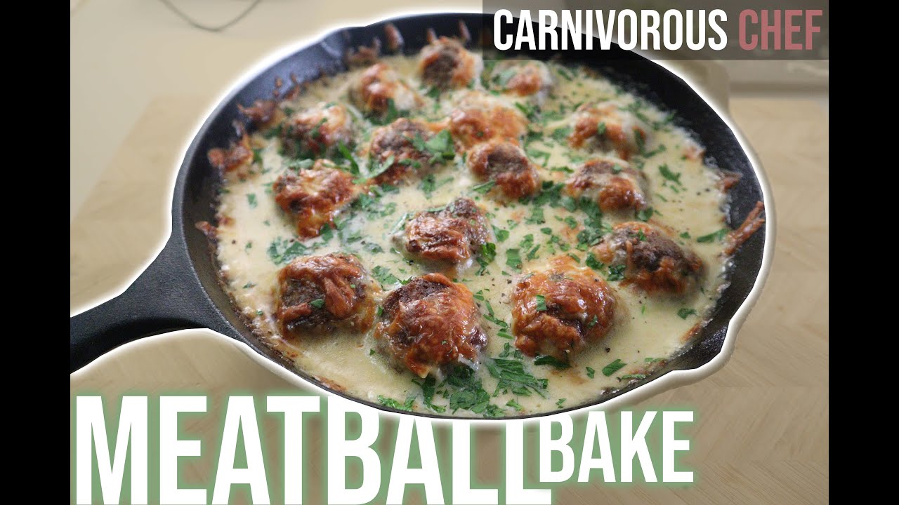 Meatball Bake For The [Carnivore Diet] | Family Dinner Recipe - YouTube