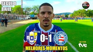 Jequié 0 x 1 Bahia - Melhores Momentos - COMPLETO - Baiano 2024