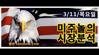 [3/11/목] 미주놀의 미국 주식시장 분석✔️내수가 살아나는 현지 영상