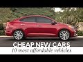 10 Cheapest New Cars on Sale in 2018 (Specs and Prices Reviewed) 10 Cheapest New Cars on Sale in 2018 (Specs and Prices Reviewed)