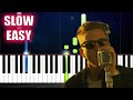 OneRepublic - I Ain’t Worried (Top Gun: Maverick) - SLOW EASY Piano Tutorial