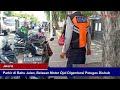 Parkir di Bahu Jalan, Belasan Motor Ojol Digembosi Petugas