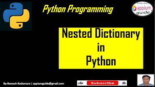 Python Tutorial for Beginners | Create Nested dictionaries in Python