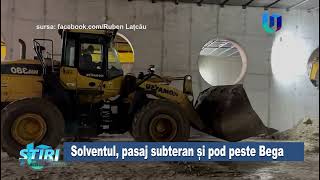 Solventul, pasaj subteran și pod peste Bega