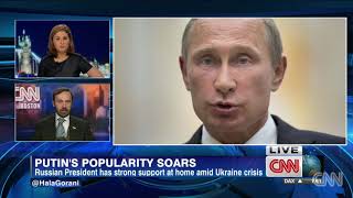 140829 CNN Hala Gorani with Ilya Ponomarev: Putin's popularity soars