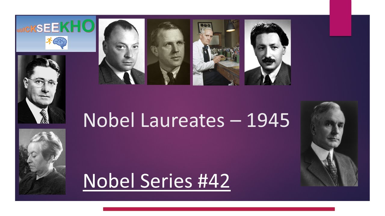 Nobel Laureates/Nobel Prize Winners Series/Famous Personalities/Famous ...