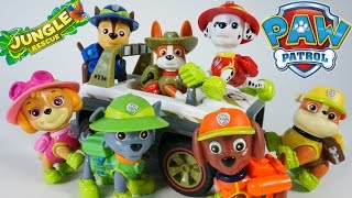 PAW PATROL NEW PUP TRACKER JUNGLE RESCUE VEHICLES CHASE MARSHALL SKYE