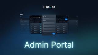 Descope Admin Portal Overview