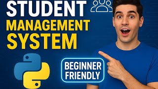 Beginner Project In Python Student | Management System in Python 🧑‍🎓 | Complete (Step-by-Step)