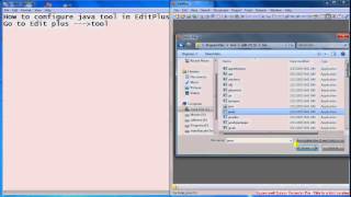 Configure java tools with Edit Plus
