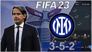 Recreate Inzaghi's overlapping Center Backs in the 3-5-2 formation and Tactics | FIFA 23 Tutorial