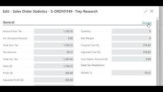 Microsoft Dynamics 365 Business Central - Sales Tax Capabilities and Setup