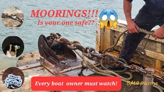 Mooring servicing explained: Keep your boat safe and sound.