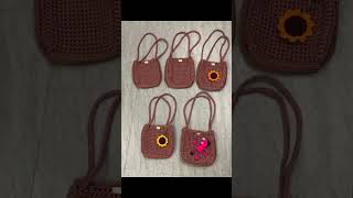 Crochet two way bags different colors orders 07-13-2023