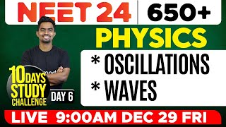 NEET 2024 | Physics - Oscillations, Waves | Eduport NEET
