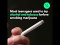 teens choose weed over alcohol and tobacco