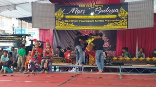 Vidio Tari Topeng Lengger  Mars Budaya Sore Live Pasar Kertek