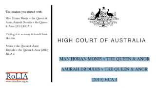 Part 2 - Understanding Case Citations