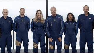 Richard Branson to fly on Virgin Galactic Unity 22 on July 11! Meet the crew