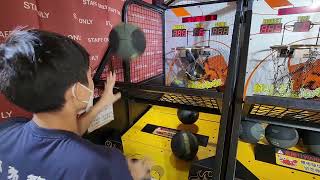 [愉景新城Namco] Street Basketball Jr. Left-handed 852 points (7 balls) 迷你街頭籃球機852分