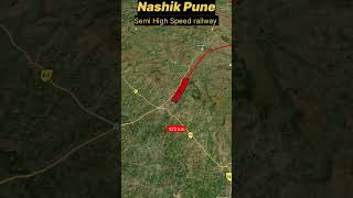 Nashik Pune Semi High Speed railway 🚃🚂 #2023