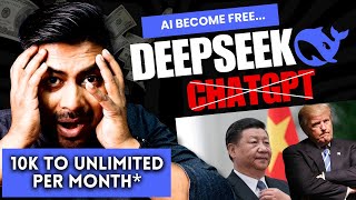 DeepSeek-R1 AI - Now the world has FREE AI | Unlimited Use Cases to Learn | Make Thousands of Dollar