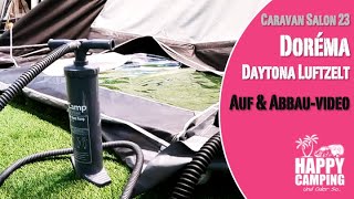 Caravan Salon 2023 - Dorema Daytona Luftvorzelt Auf \u0026 Abbau Vorstellung | Happy Camping