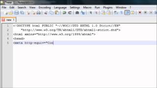 Web Design 101 - Tutorial #1: Creating a Basic XHTML Template