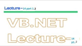 VB NET 14 Lecture How to use different way of TextBox part 1 2
