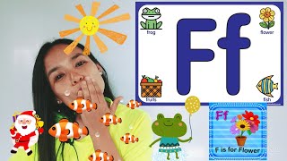 Online learning: lesson 8 (letter Ff) for preschoolers and kindergartens.