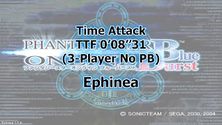 PSOBB Ephinea: TTF TA 0'08''31 (3-Player No PB)