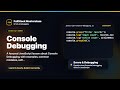 Console Debugging Explained | FullStack Masterclass JavaScript Course