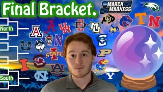*REALISTIC* March Madness 2024 FINAL Bracket Full Predictions