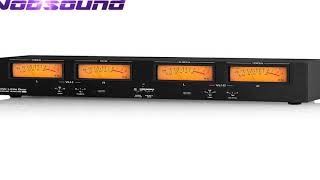 Nobsound Four Analog VU Meter MIC+LINE Sound Level Indicator RCA/XLR Switcher Box Audio Sp