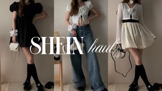 【SHEIN HAUL】高見え夏服\u0026秋服15点購入品紹介/18コーデ/154cm骨格ウェーブ/低身長コーデ/summer lookbook