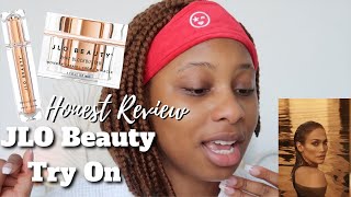 NEW JLO Beauty Try On and Honest Review + I Met JLO!!! | MAKEUP AND MOTIVATE