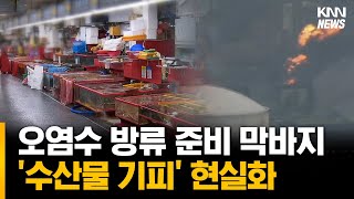 원전 오염수 방류 준비 막바지, 상인들 \