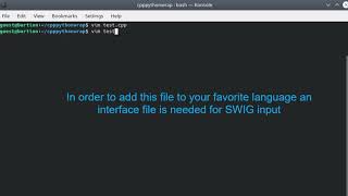 connect c/c++ to python using swig #SWIG #C++ #Python #Wrapper