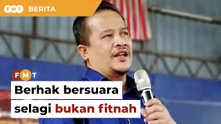 Komen kerajaan ‘zina’: Berhak bersuara selagi bukan fitnah, langgar undang-undang, kata peguam