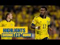 Highlights: Sverige - Norge 1-2 | Nations League | Elanga gör mål!