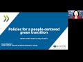 Emerging from COVID-19 – A Green Transition: Ensuring a Fair and Equitable Recovery