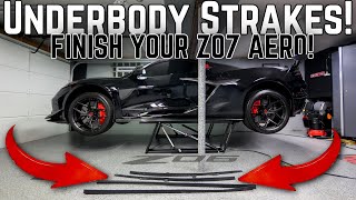 C8 Corvette Z06 Underbody AERO Strakes: What Are They? WHY You NEED Them AND HOW To Install!