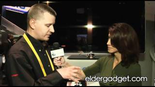 Sharp Galapagos Tablet Demo - w/ Host Tansy Alexander - ElderGadget CES 2011