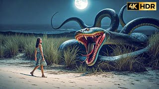 【Full】美女不慎闯进巨蛇领地，巨蛇发怒追杀她！【蛇岛狂蟒 Snake Island Python】| 惊悚/冒险/灾难 | 经典大本营