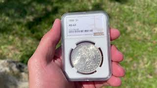 1888 NGC MS67 $1 Morgan Silver Dollar GEM Featured Coin Video